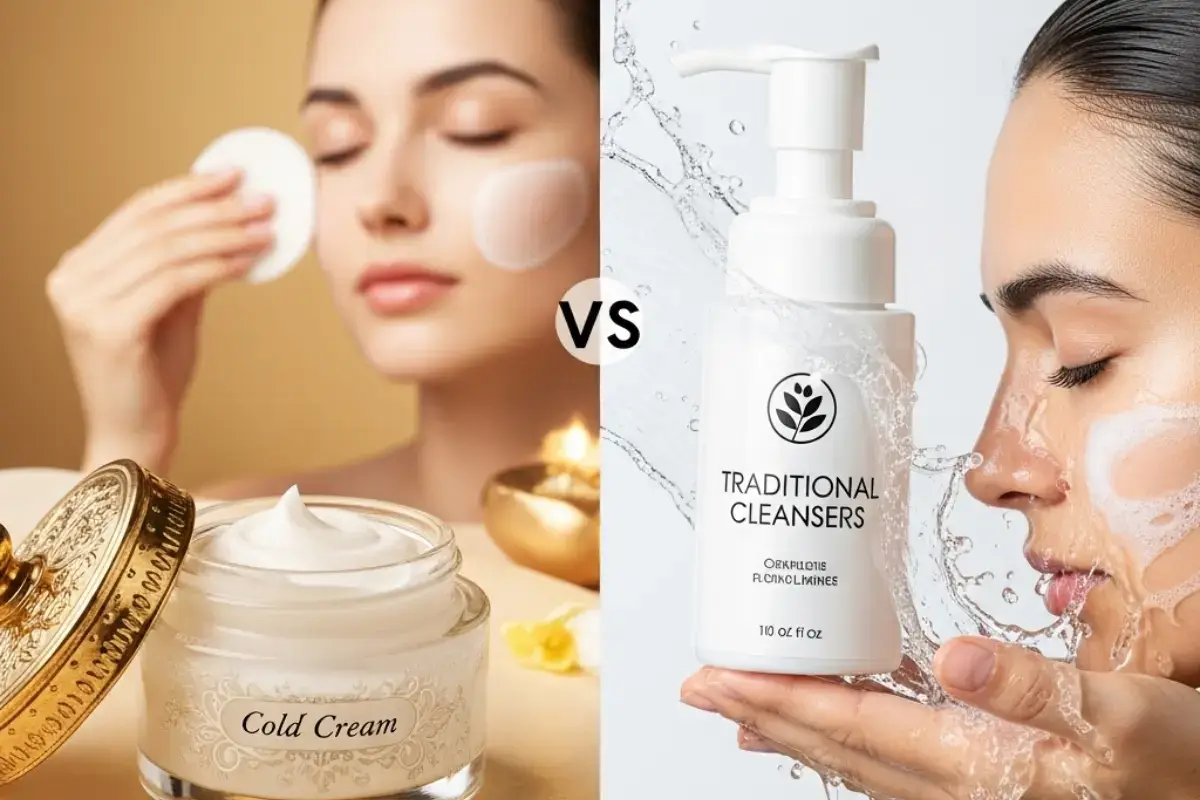 What is Cold Cream? Benefits for Face Glow at Home Overnight 2 Cold Cream vs. Traditional Cleansers