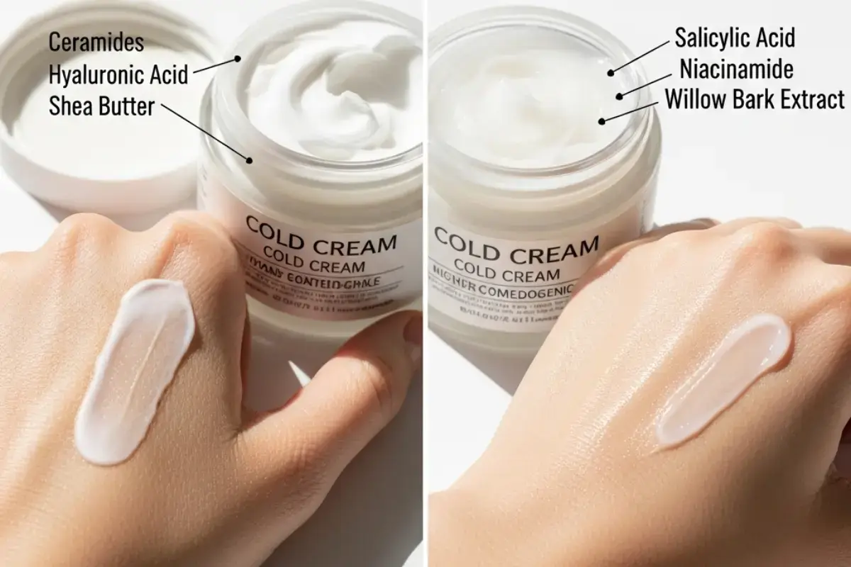 What is Cold Cream? Benefits for Face Glow at Home Overnight 3 How to Choose Right Cold Cream for Your Skin Type